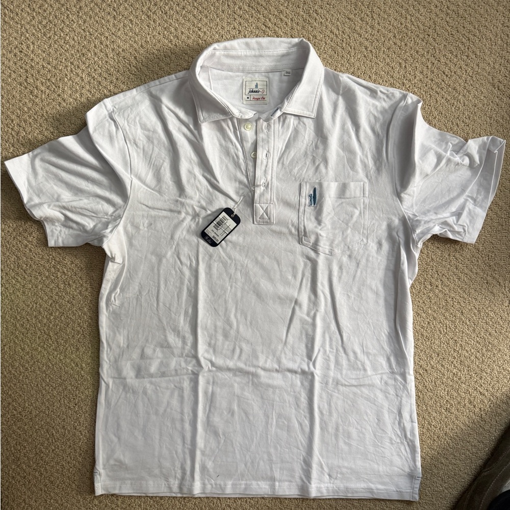 Johnnie-O White Polo Shirt - NWT